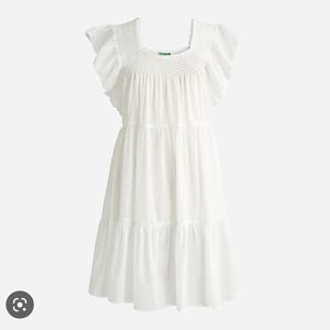 J. CREW Flutter-sleeve voile mini dress
